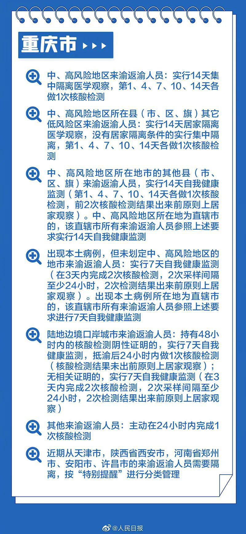 重庆，外地回渝防疫政策更新及注意事项