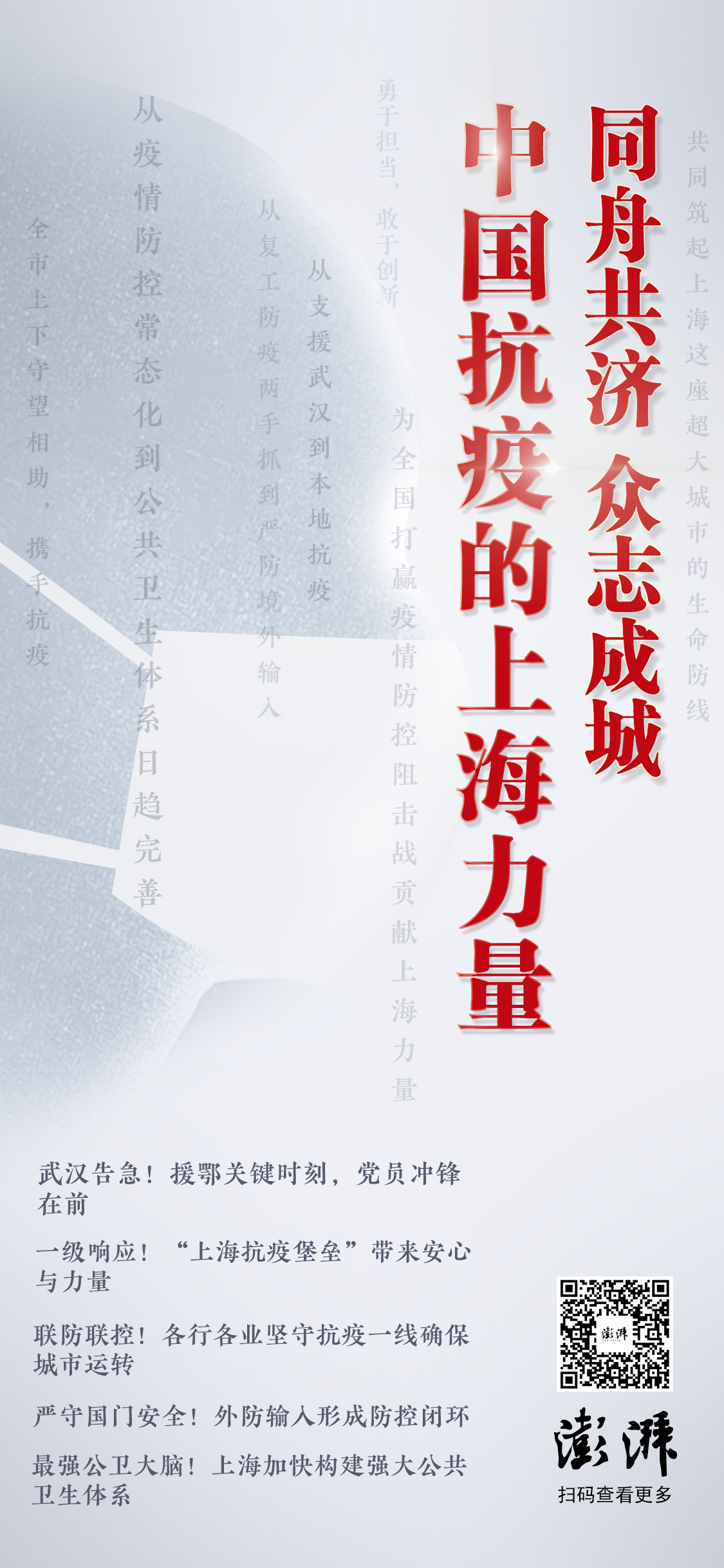 上海抗疫，众志成城，共克时艰