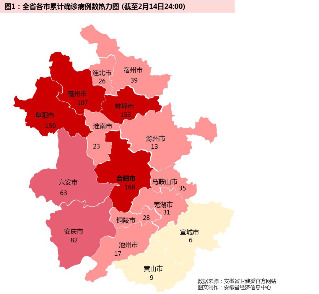 安徽疫情分布图，疫情下的安徽版图变迁